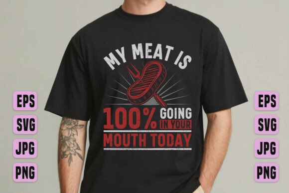 100 Meat Joke SVG Clipart for Graphics & T-Shirt Designs