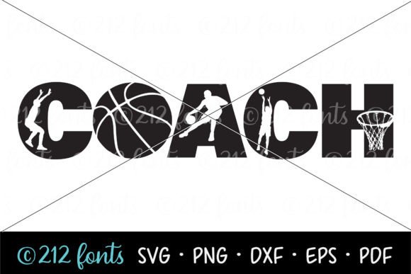 Basketball Coach Word Art Graphics for T-Shirt Designs