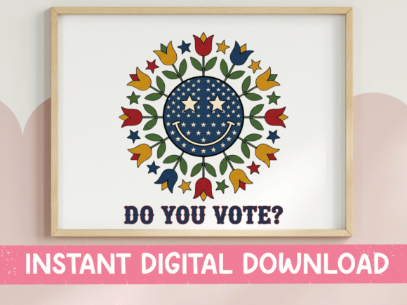 Do You Vote Folk Art SVG: Graphics for T-Shirt Designs