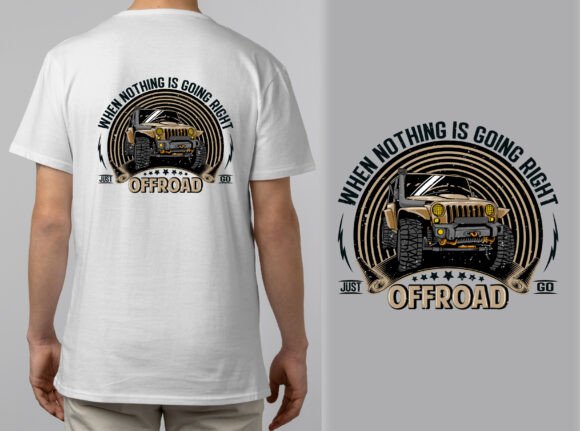 Off Road Car Design Graphics for T-Shirt Designs