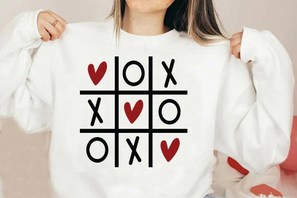 XOXO Valentine PNG: Hearts Clipart for T-Shirt Designs & Graphics
